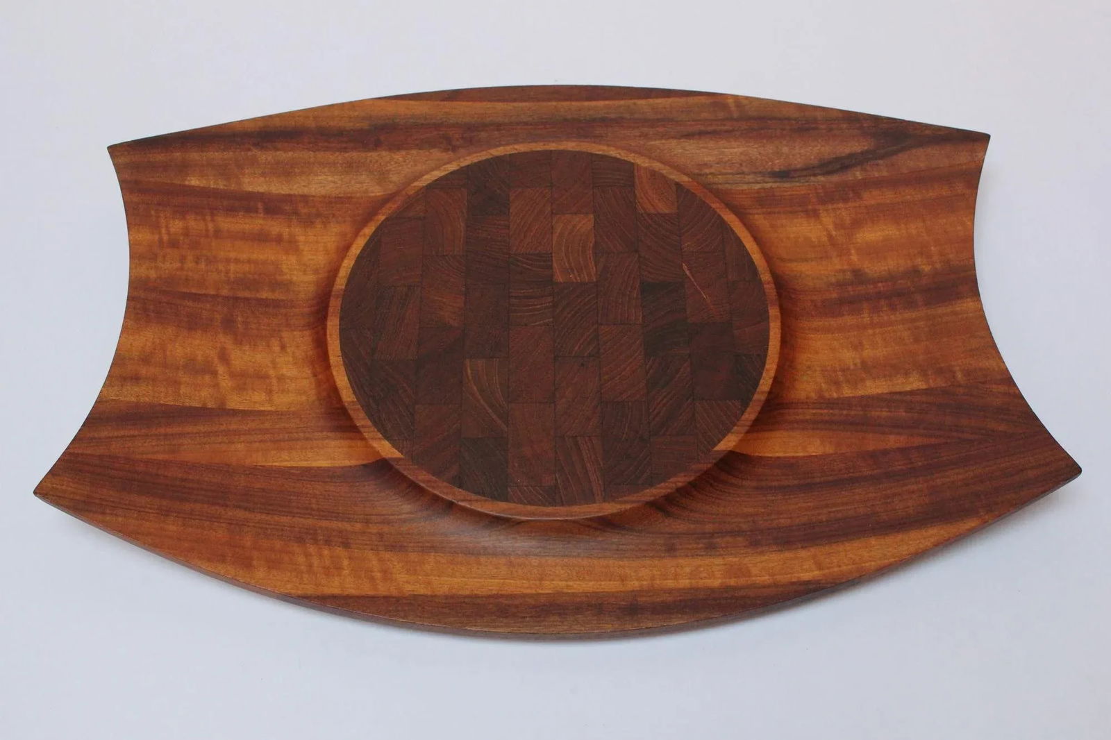1960s Danish Modern Jens Quistgaard "Rare Woods" Mutenye Tray for Dansk Designs - 13