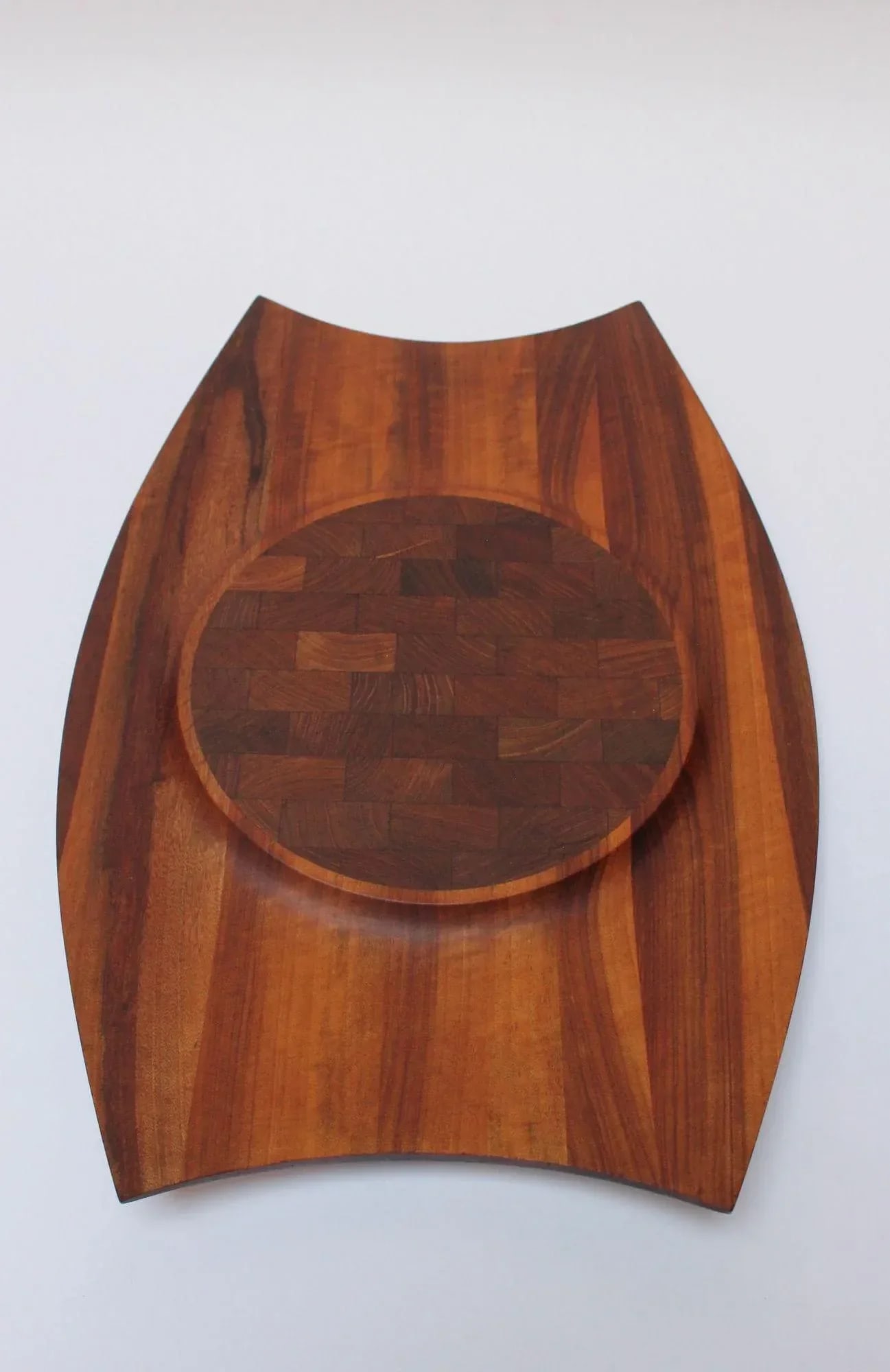 1960s Danish Modern Jens Quistgaard "Rare Woods" Mutenye Tray for Dansk Designs - 3