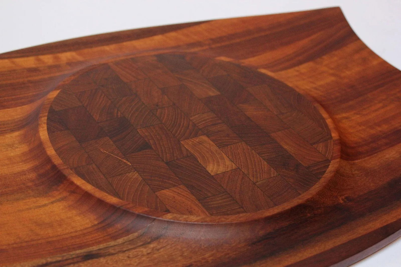 1960s Danish Modern Jens Quistgaard "Rare Woods" Mutenye Tray for Dansk Designs - 8