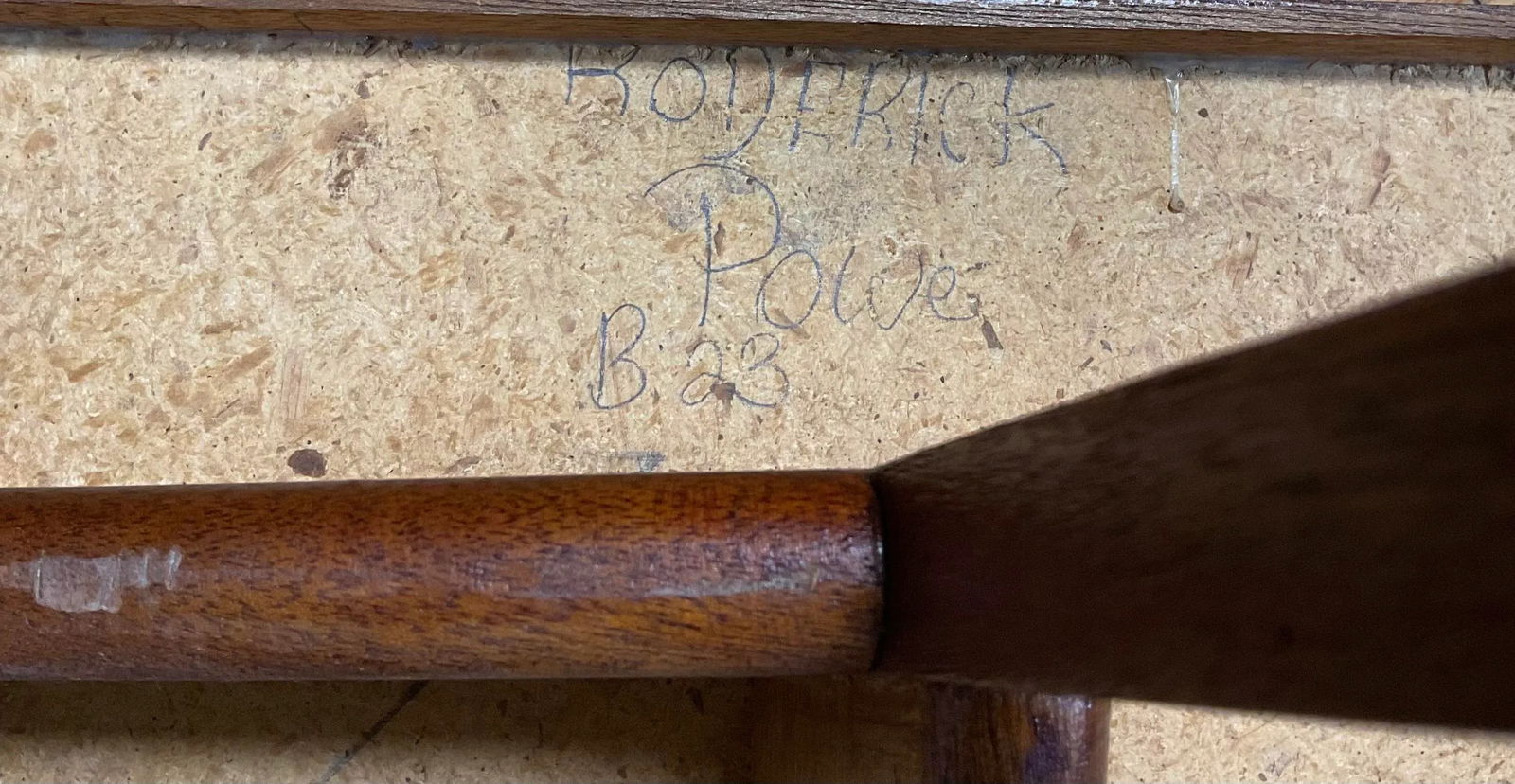 Vintage Mid Century 60s Side Table With Marbleized Top - 8