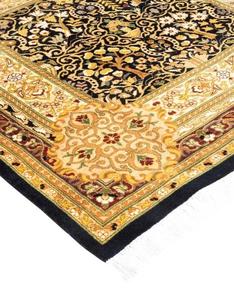 Mogul, One-of-a-Kind Hand-Knotted Area Rug in Black, 3' 1" x 10' 9" - 2
