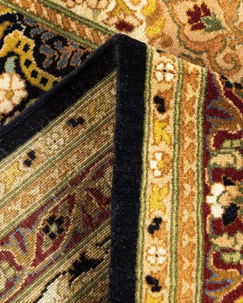 Mogul, One-of-a-Kind Hand-Knotted Area Rug in Black, 3' 1" x 10' 9" - 6