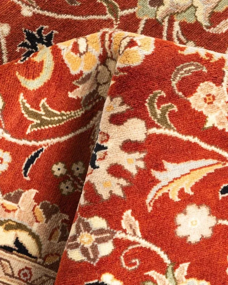 Mogul, One-of-a-Kind Hand-Knotted Area Rug in Orange, 3' 3" x 5' 0" - 7