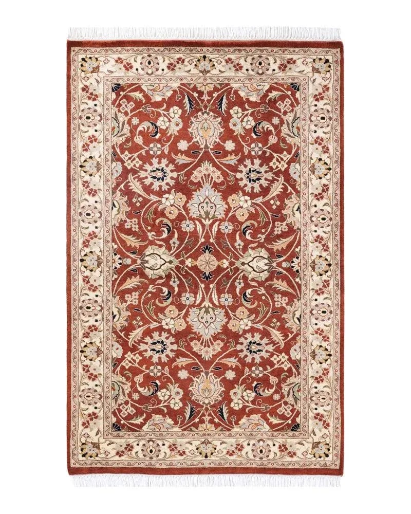 Mogul, One-of-a-Kind Hand-Knotted Area Rug in Orange, 3' 3" x 5' 0" - 8