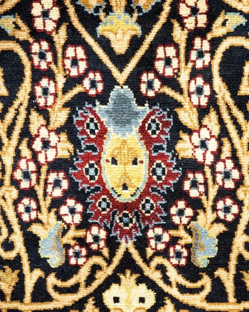Mogul, One-of-a-Kind Hand-Knotted Area Rug in Black , 6' 2" x 9' 3" - 3