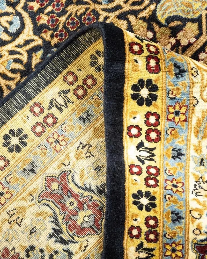 Mogul, One-of-a-Kind Hand-Knotted Area Rug in Black , 6' 2" x 9' 3" - 6