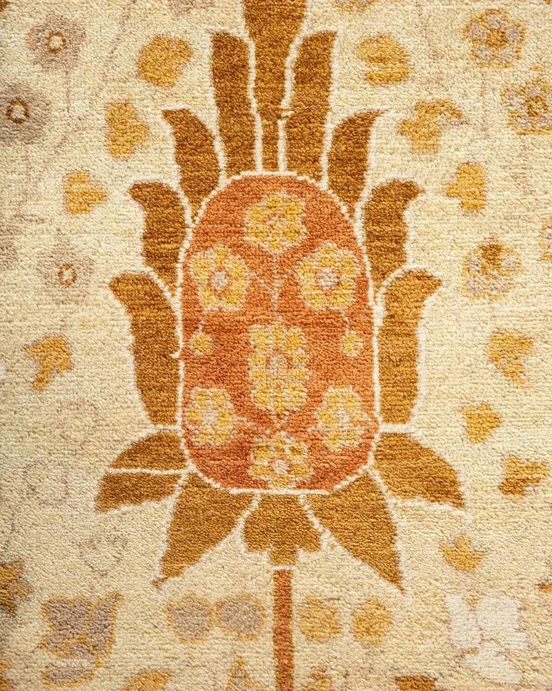Mogul, One-of-a-Kind Hand-Knotted Area Rug in Ivory, 8' 2" x 10' 4" - 3
