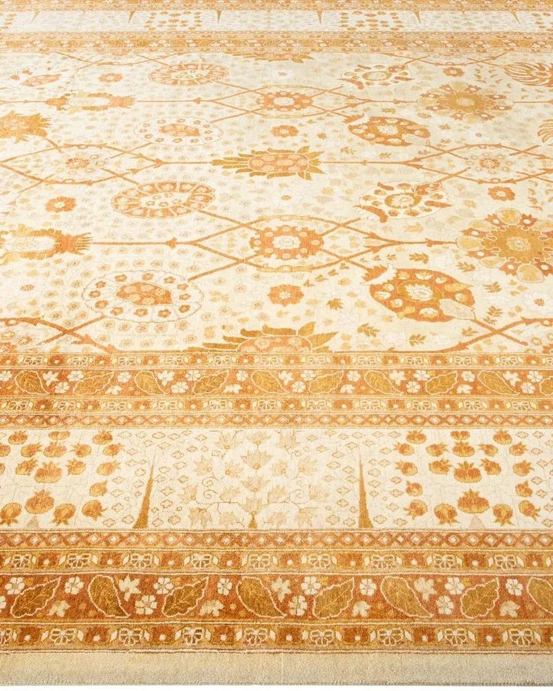 Mogul, One-of-a-Kind Hand-Knotted Area Rug in Ivory, 8' 2" x 10' 4" - 4