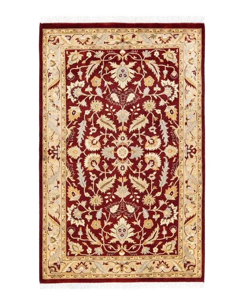 Mogul, One-of-a-Kind Hand-Knotted Area Rug in Red, 3' 3" x 5' 1" - 8