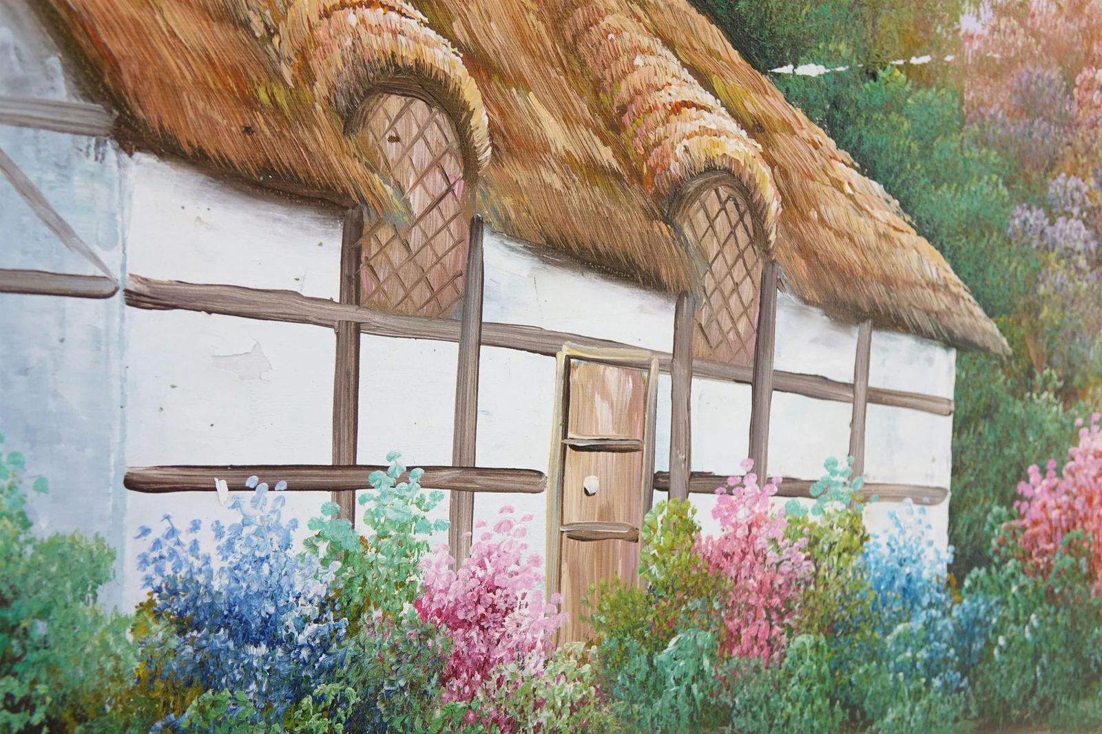 The Homestead, Large Original Oil Painting on Canvas, Signed - 3