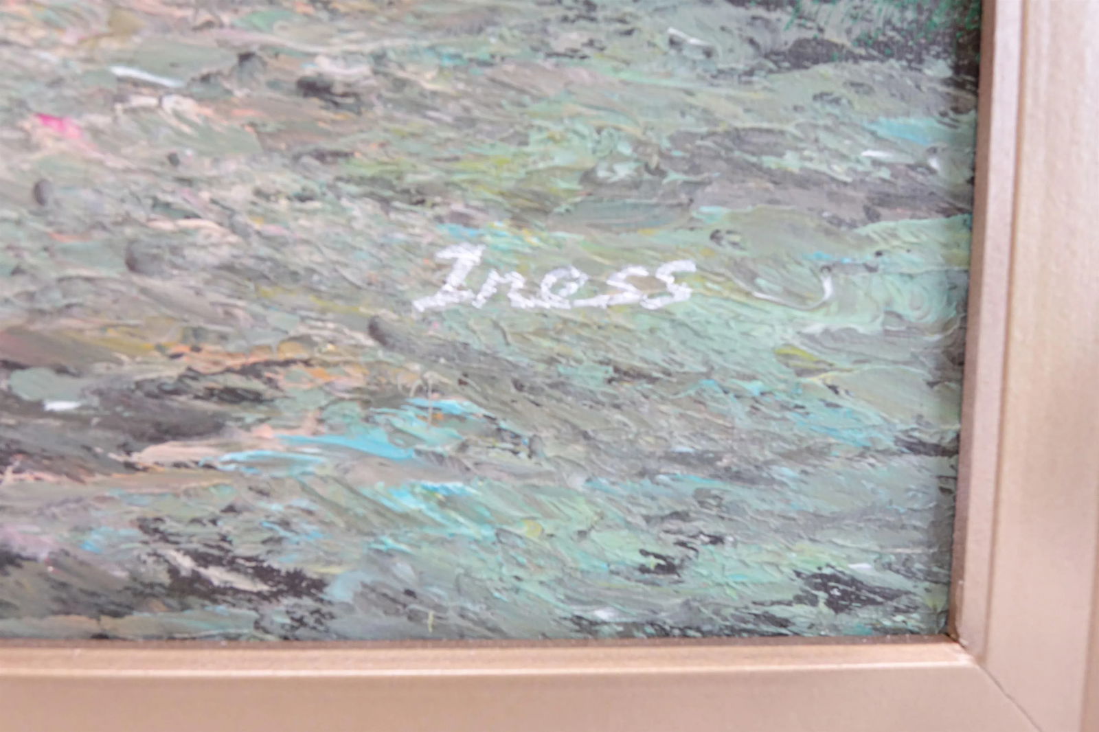 The Homestead, Large Original Oil Painting on Canvas, Signed - 5