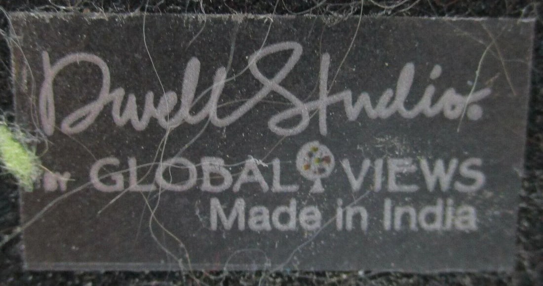 Global Views Dwell Studios Hourglass Pillar Candle Holders in Gray and Silver - Set of 3 - 12