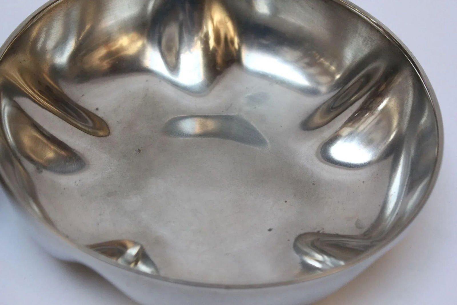 Mid-Century Italian Modern Silver-Plated "Squash" Lidded Serving / Candy Dish - 6