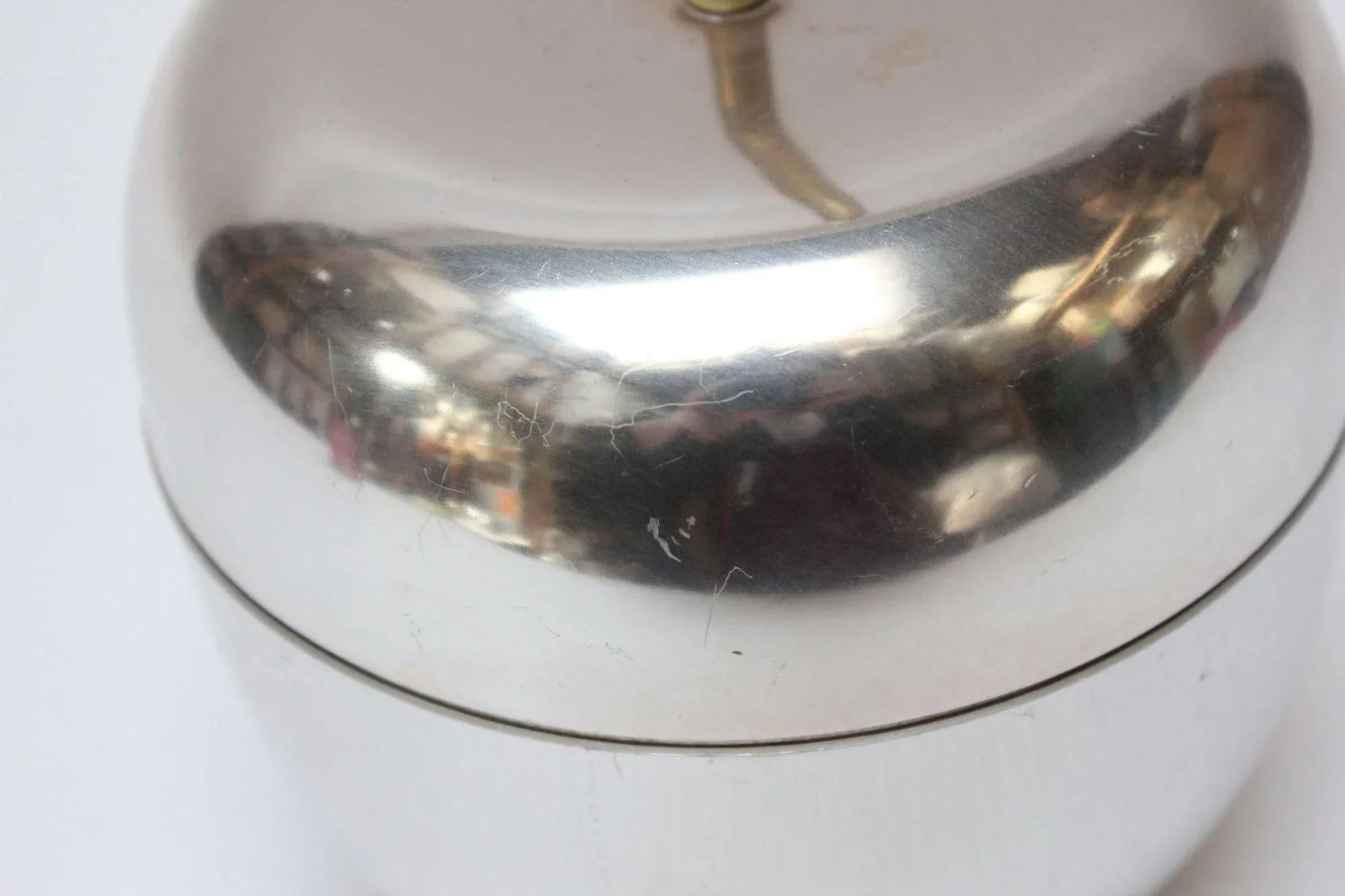 Mid-Century Italian Aluminum "Mela" Ice Bucket by Ettore Sottsass for Rinnovel - 11