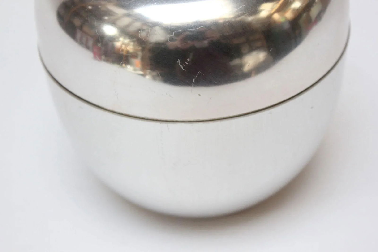 Mid-Century Italian Aluminum "Mela" Ice Bucket by Ettore Sottsass for Rinnovel - 6