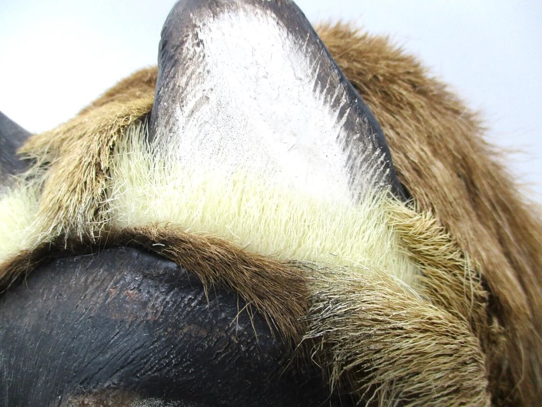 Vintage 1958 Lonnie H. Temple Alaskan Husky Sculpture Hand Made and Painted - 9