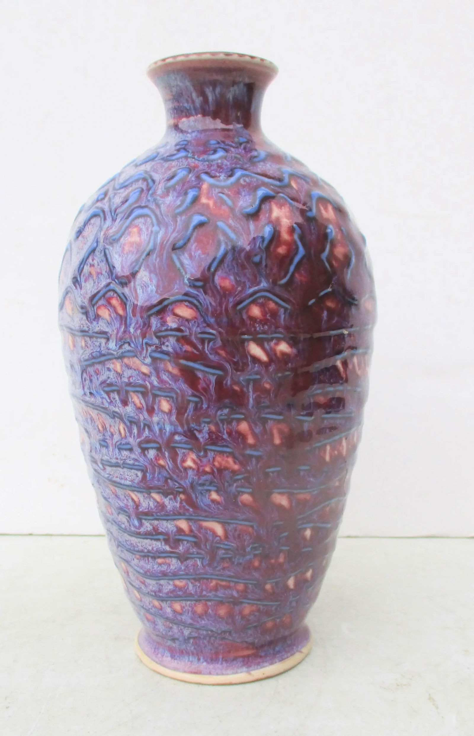 Studio Flambe Glaze Vase - 2