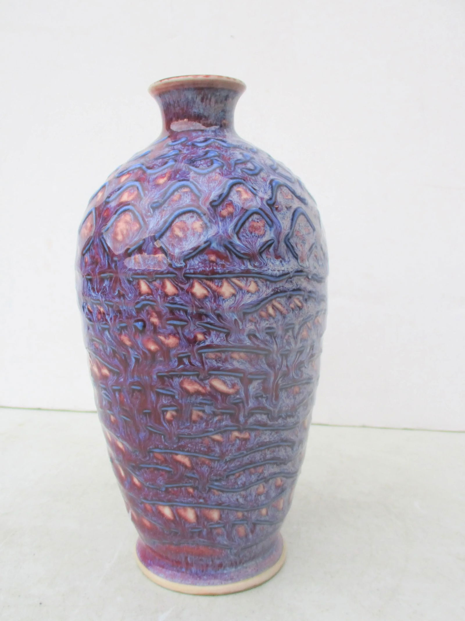 Studio Flambe Glaze Vase - 4