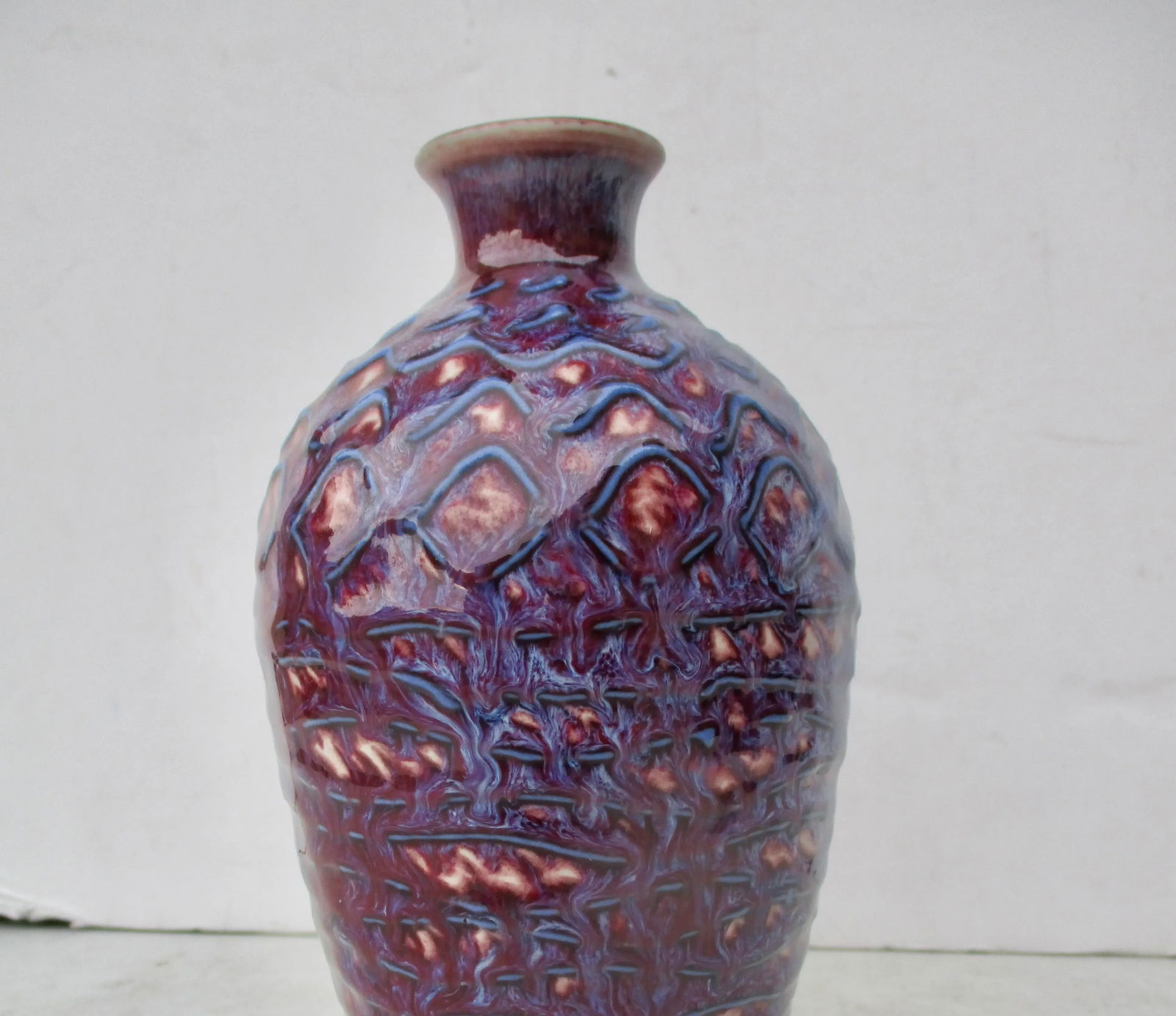 Studio Flambe Glaze Vase - 5