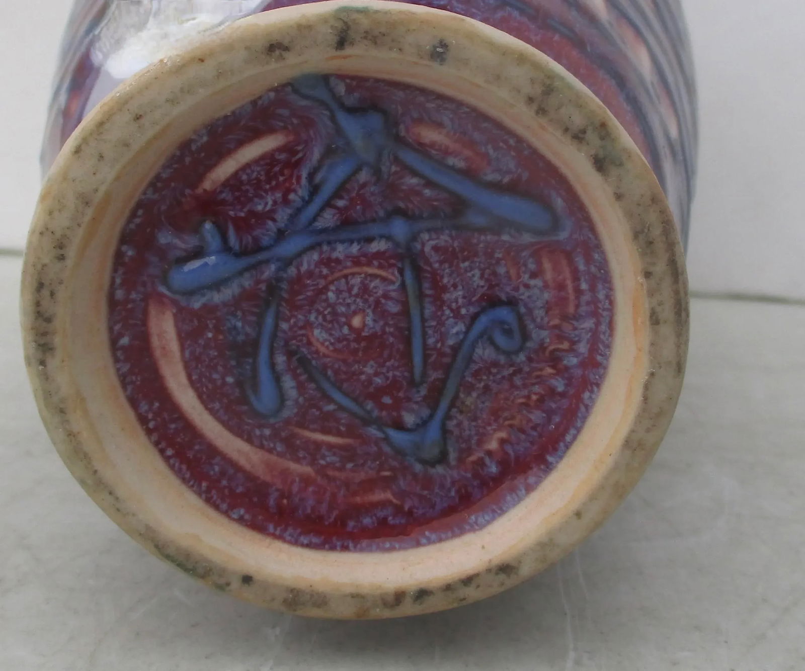 Studio Flambe Glaze Vase - 6