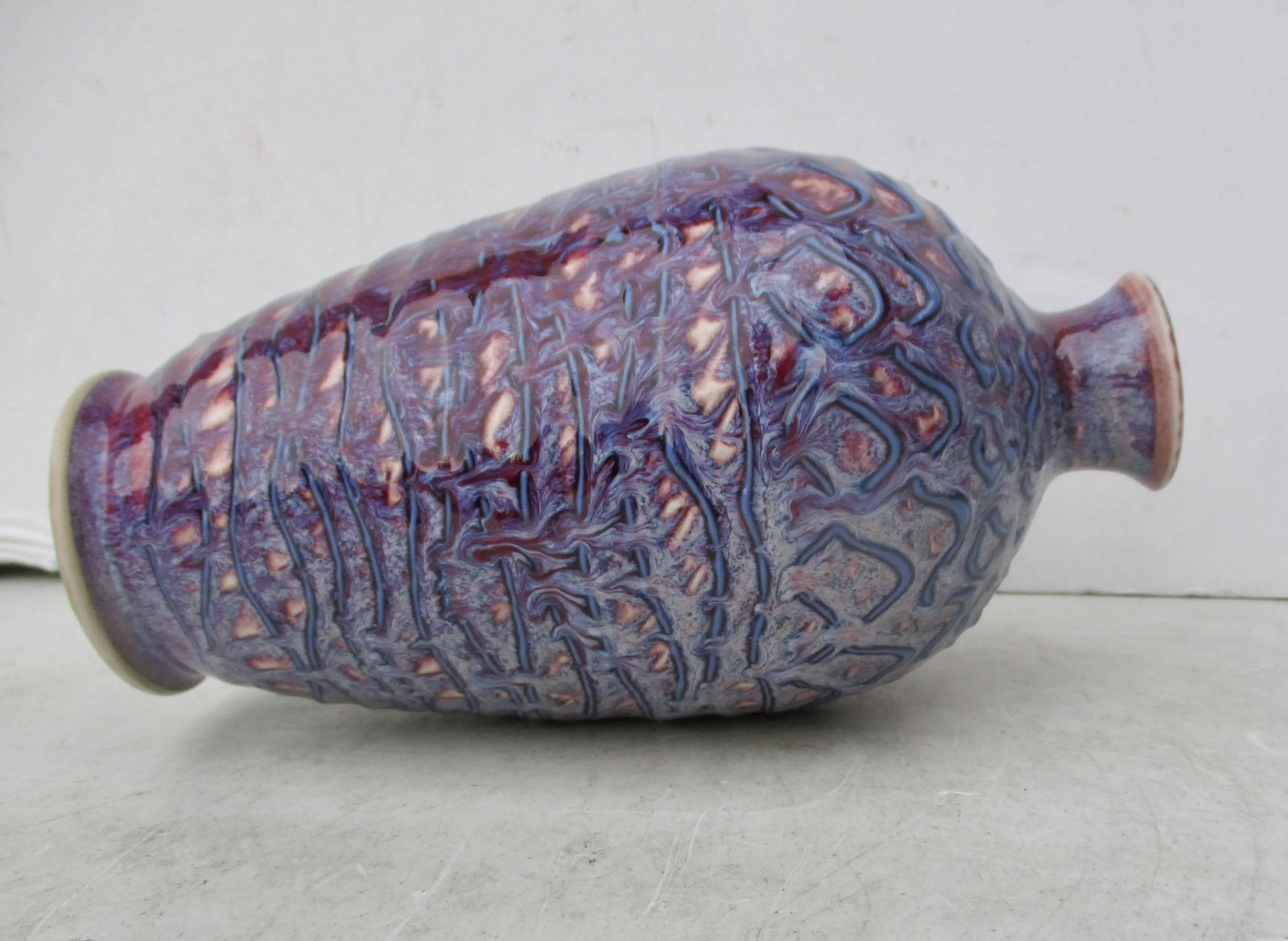 Studio Flambe Glaze Vase - 7