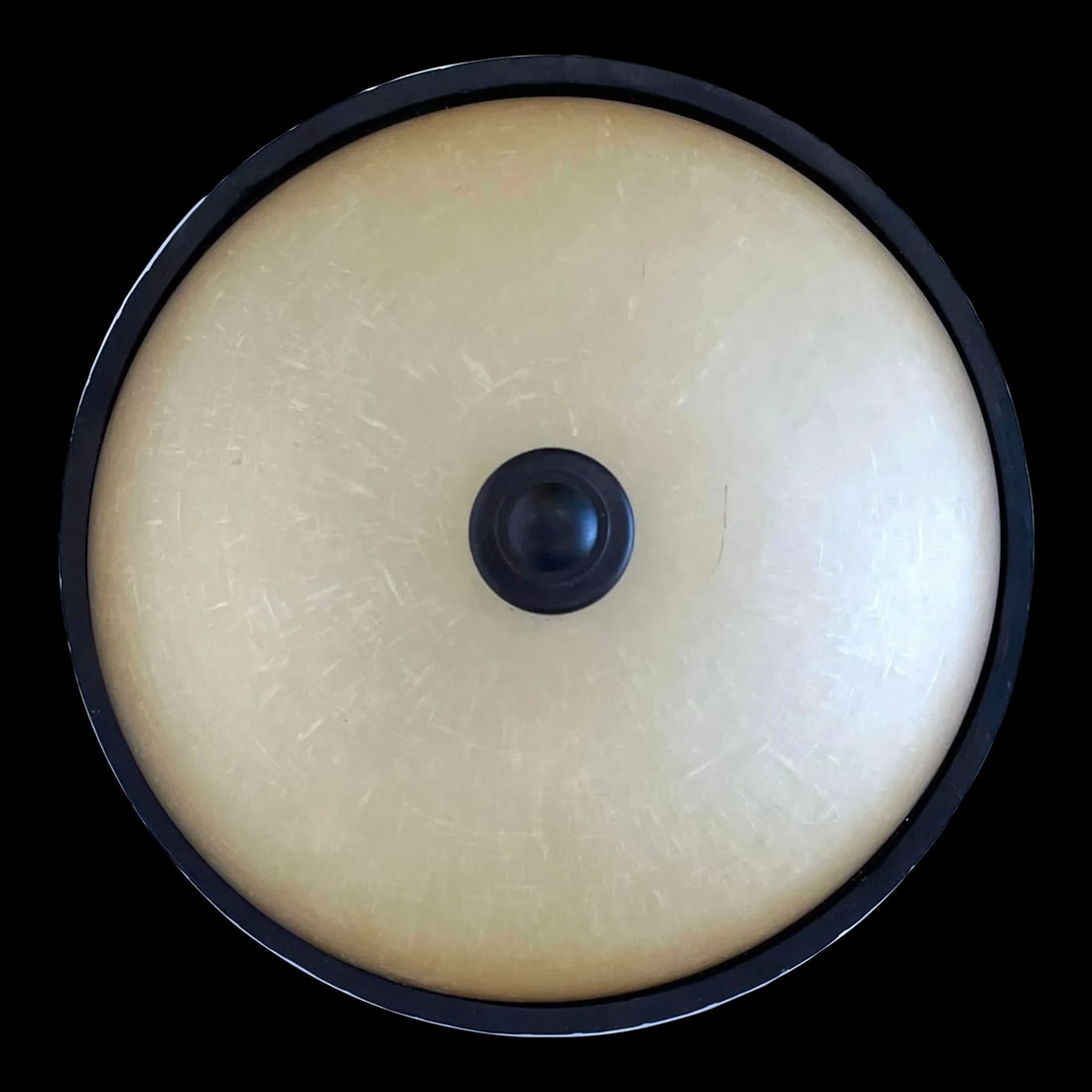 2000s Hammered Iron and Gilt Durango Flush Mount by Kalco - 2