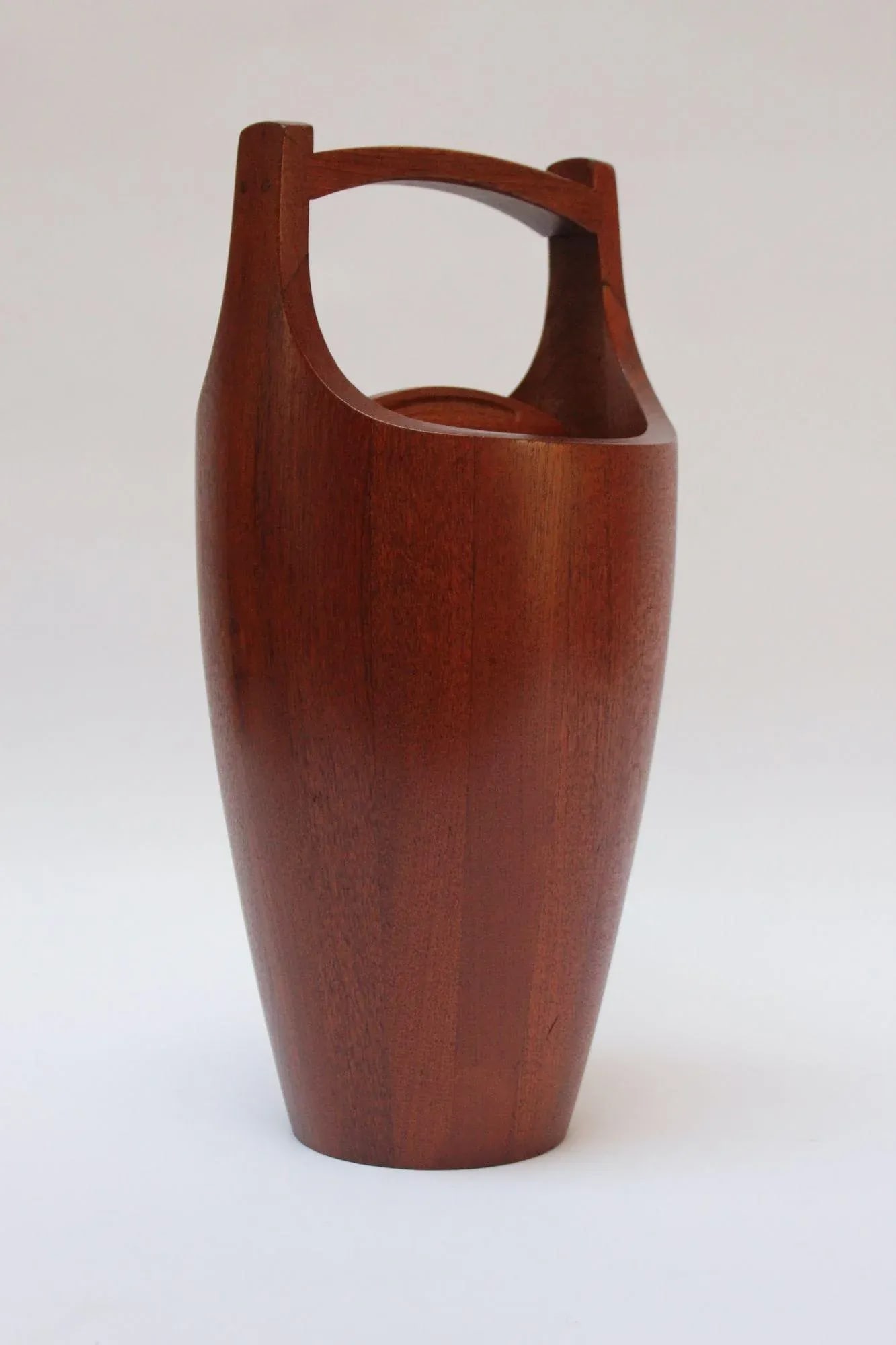 Large Staved Teak Ice Bucket by Jens Quistgaard for Dansk - 13