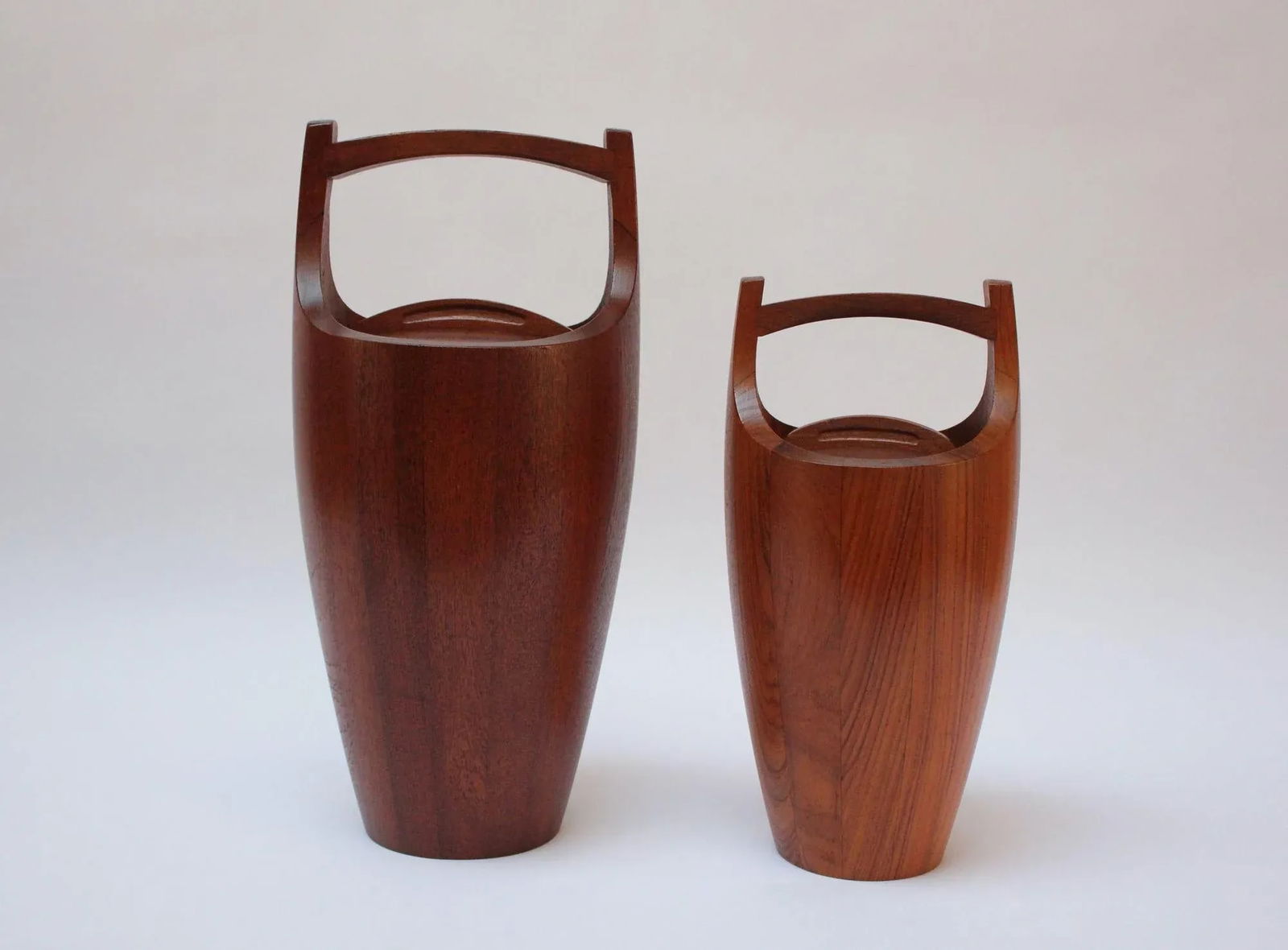 Large Staved Teak Ice Bucket by Jens Quistgaard for Dansk - 6