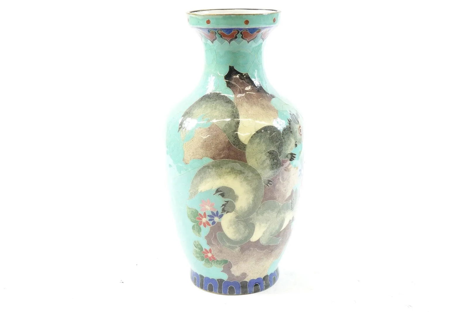 19th Century Chinese Cloisonne Vase - 3