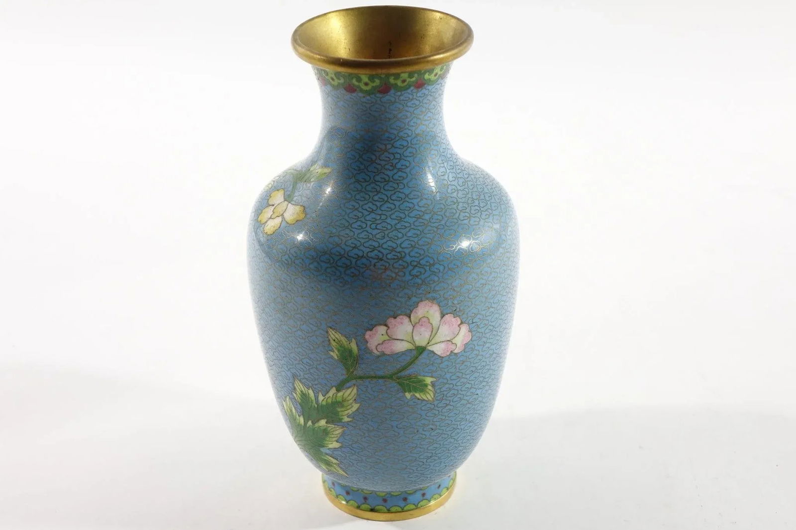 A Pair of Antique Chinese Cloisonne Vases - - 2