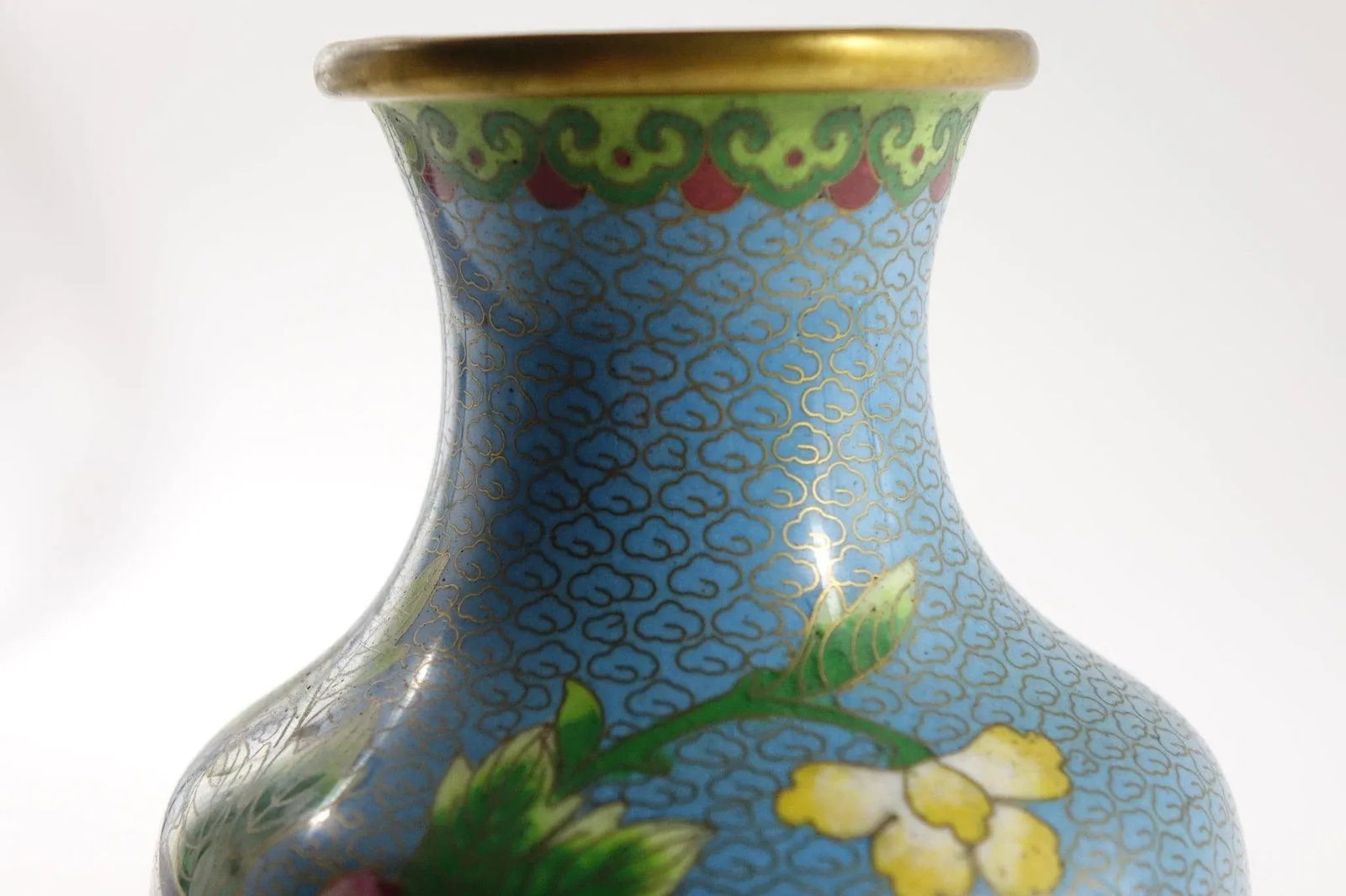 A Pair of Antique Chinese Cloisonne Vases - - 5