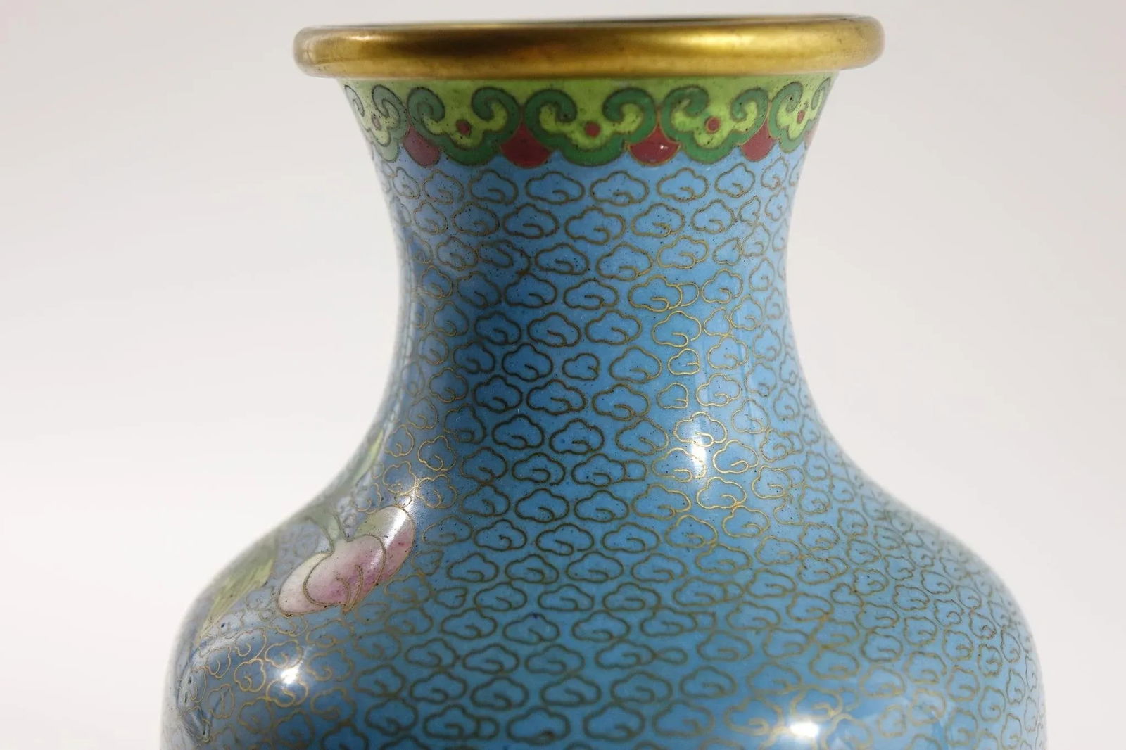 A Pair of Antique Chinese Cloisonne Vases - - 9