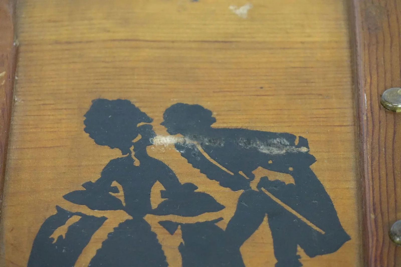 Mid 20th Century Vintage Wood Chest - 11