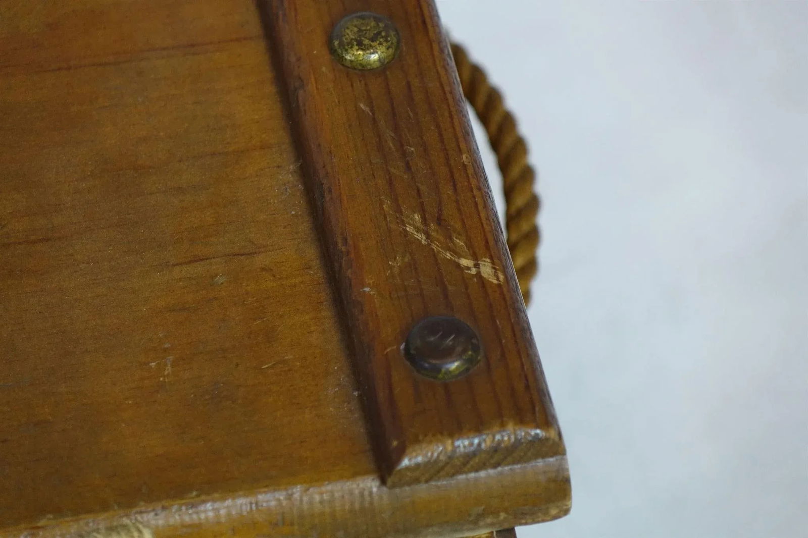 Mid 20th Century Vintage Wood Chest - 12