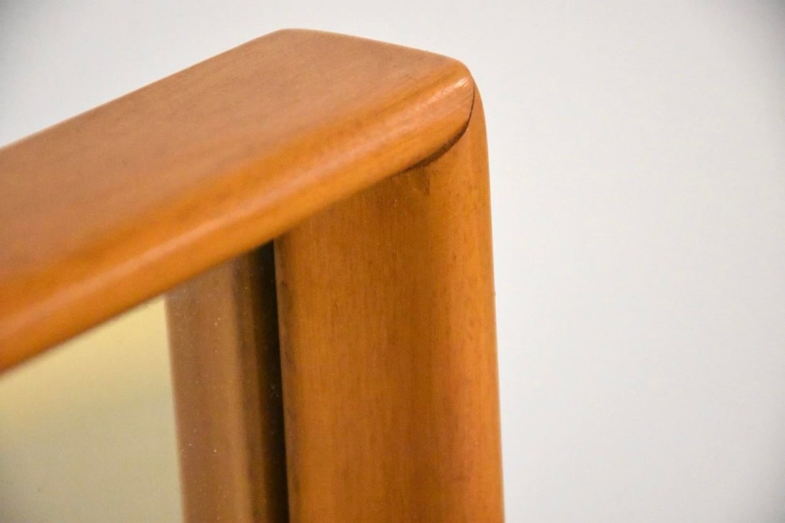 1950s Heywood Wakefield Maple Champagne Mirror