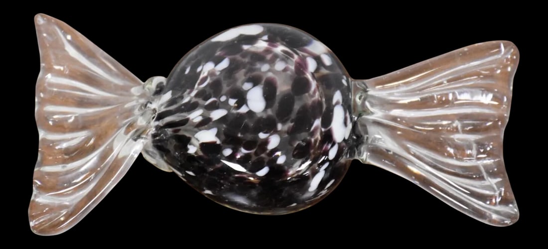 Purple Murano Glass Candy Object - 6