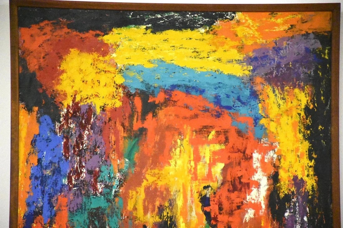 Mid Century Abstract Painting (1 of 8)