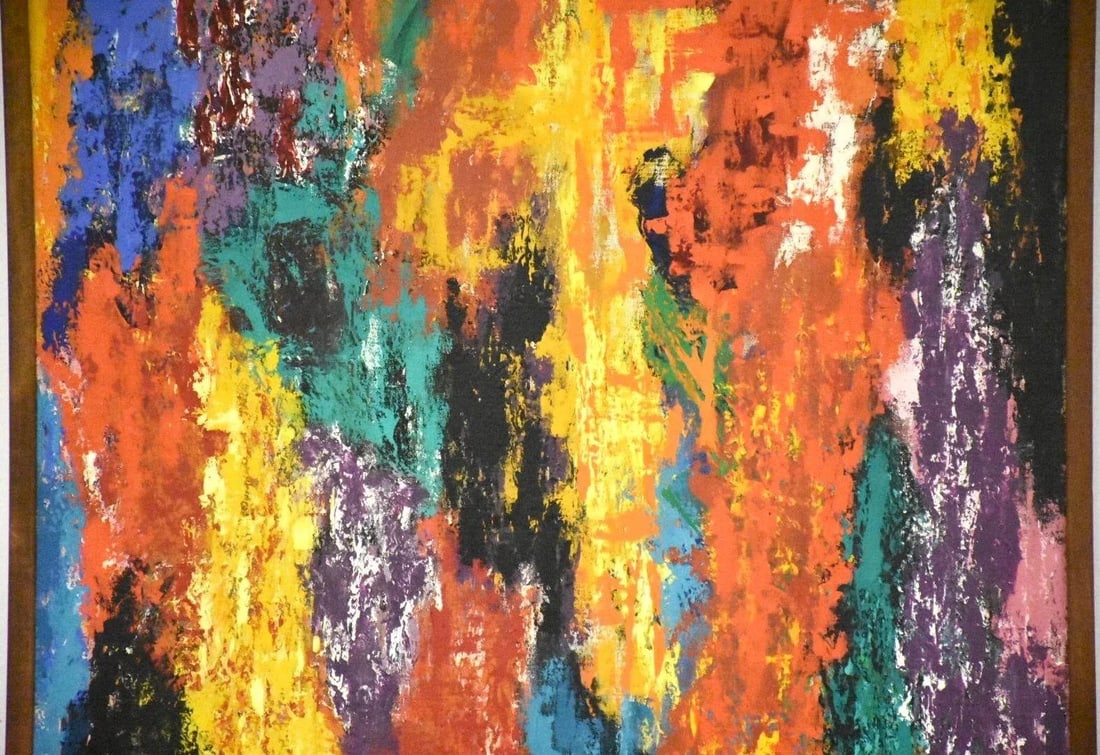 Mid Century Abstract Painting - 2