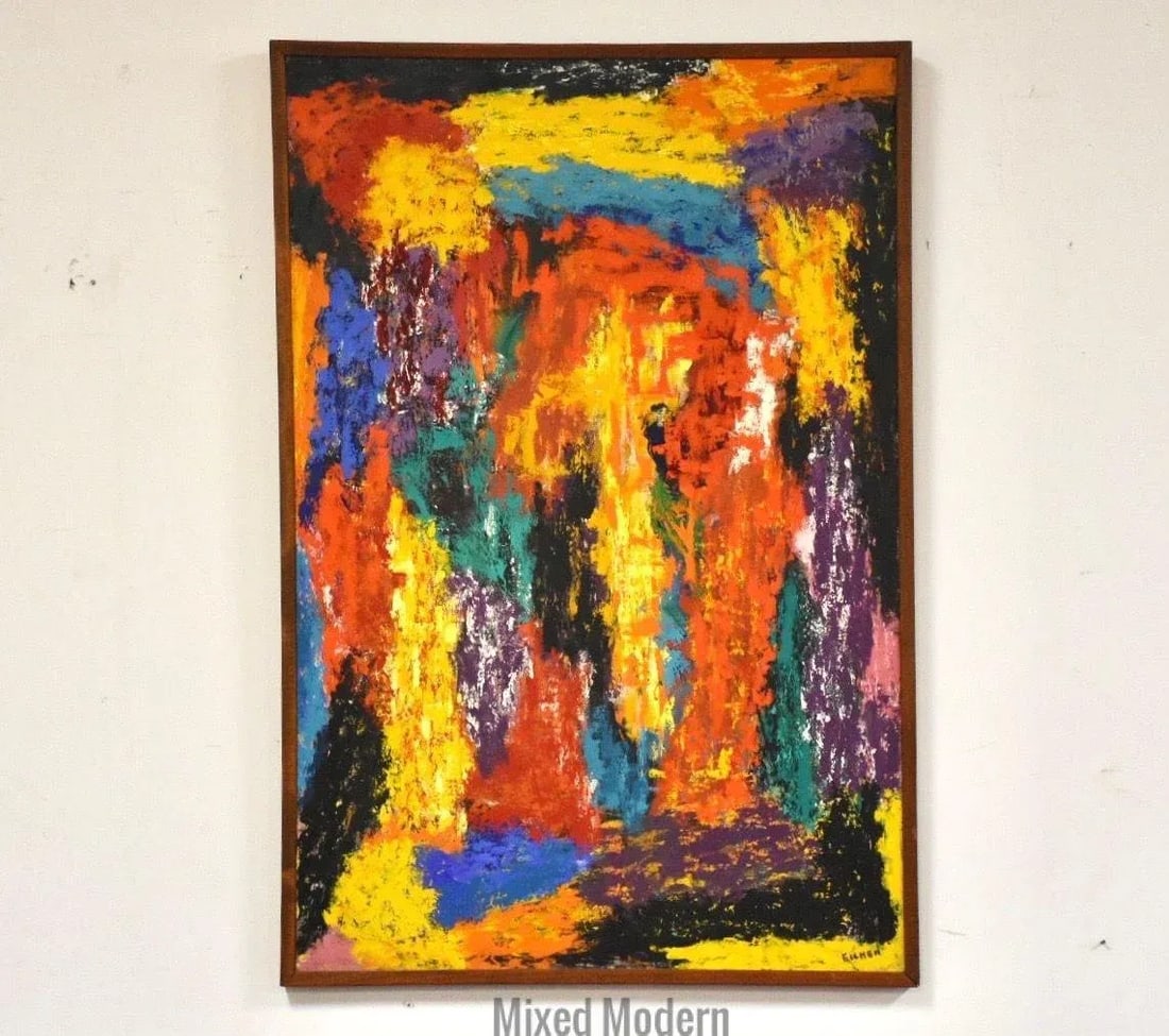 Mid Century Abstract Painting - 7