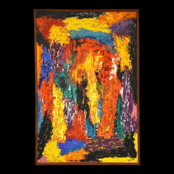 Mid Century Abstract Painting - 8