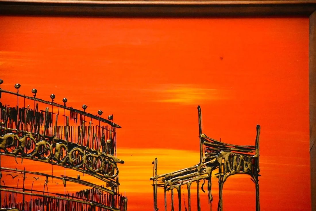 Van Gaard Studio Colosseum Oil Painting Signed Rio - 7