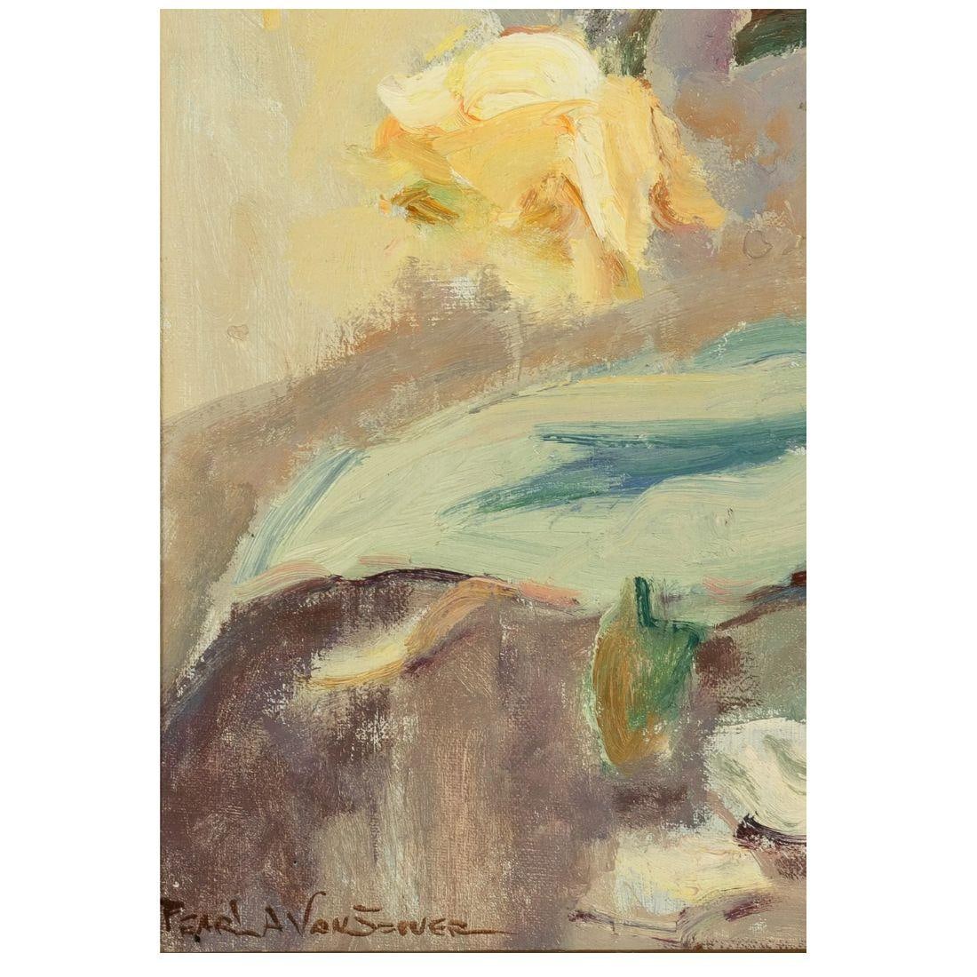 Floral Still Life Signed & Framed Oil on Canvas - 2