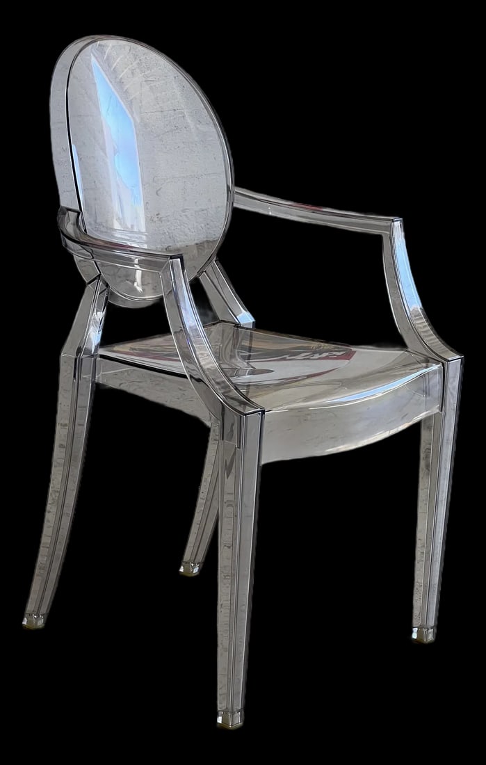 Vintage Acrylic Louis Ghost Chair by Philippe Starcke for Kartell - 5