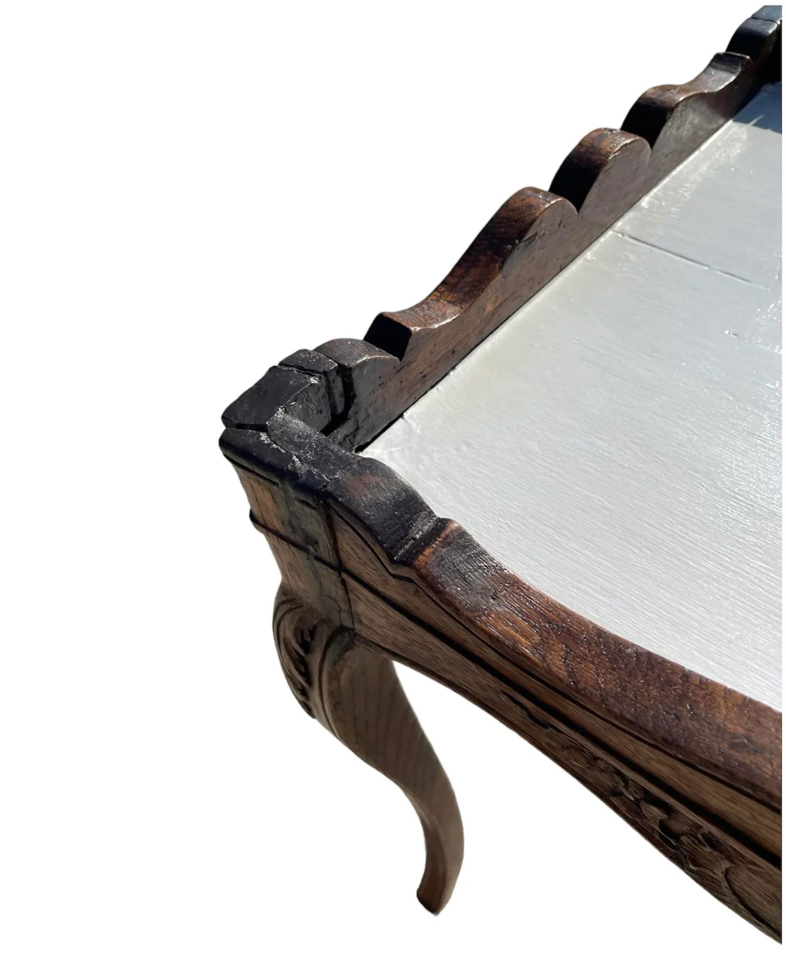 Early 20th Century Walnut Side Table - 5