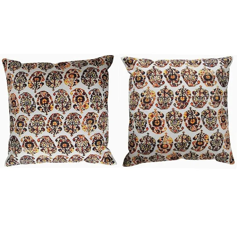 1990s Vintage Decorative Persian Accent Pillows- A Pair - 6