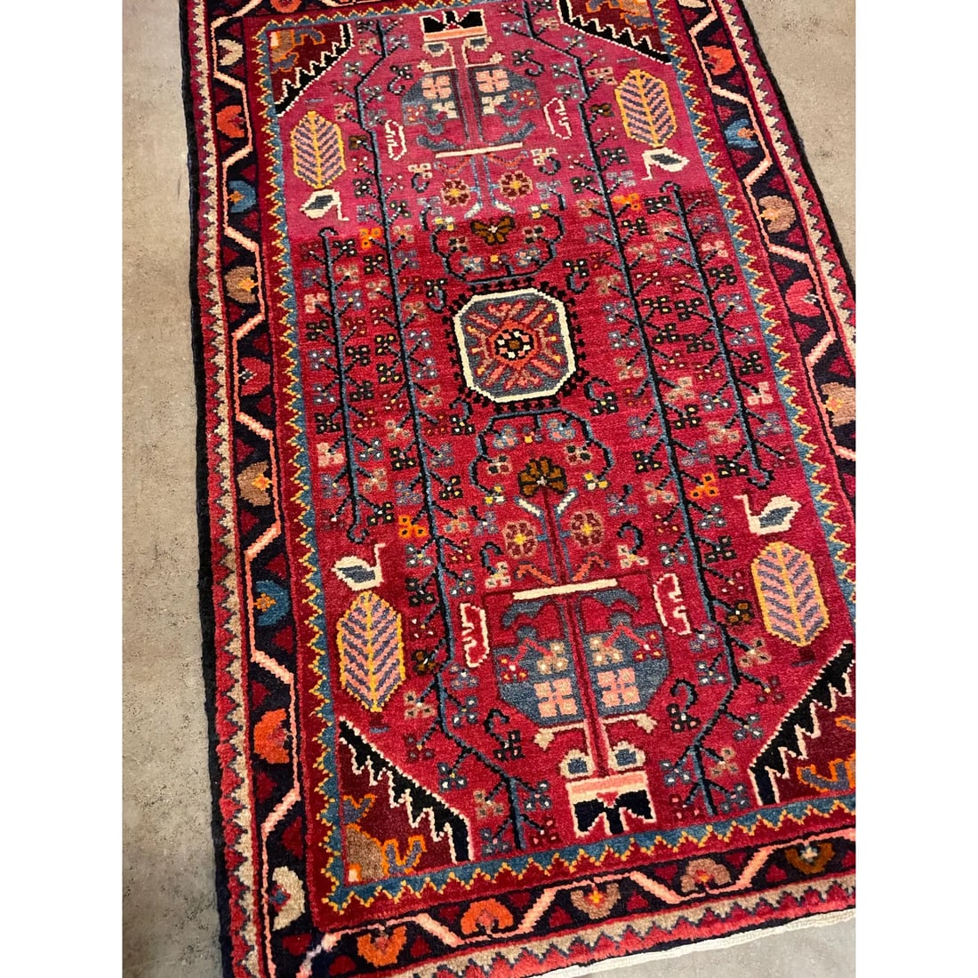 1990s Handwoven Persian Karajeh Area Rug 2'0" X 3'4" (1 of 6)