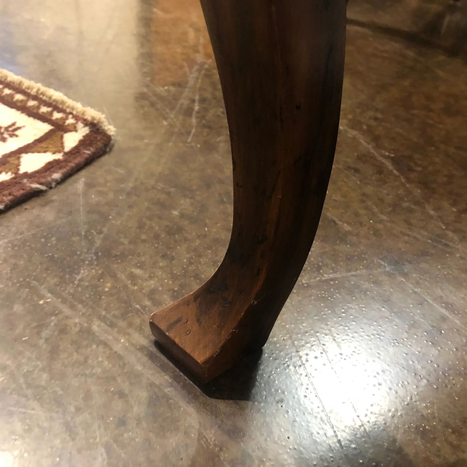 Ladder Back Arm Chair in a Cappuccino Finish - 4