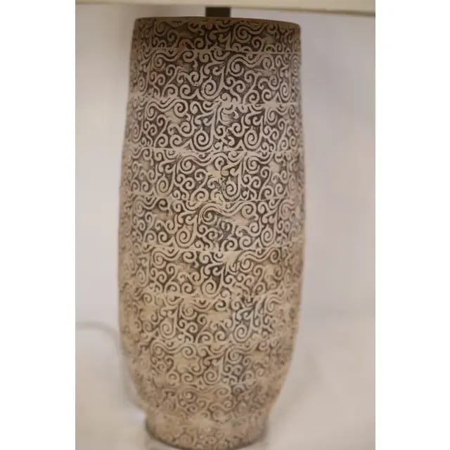 1990s Composition Style Sebring Table Lamp (1 of 6)