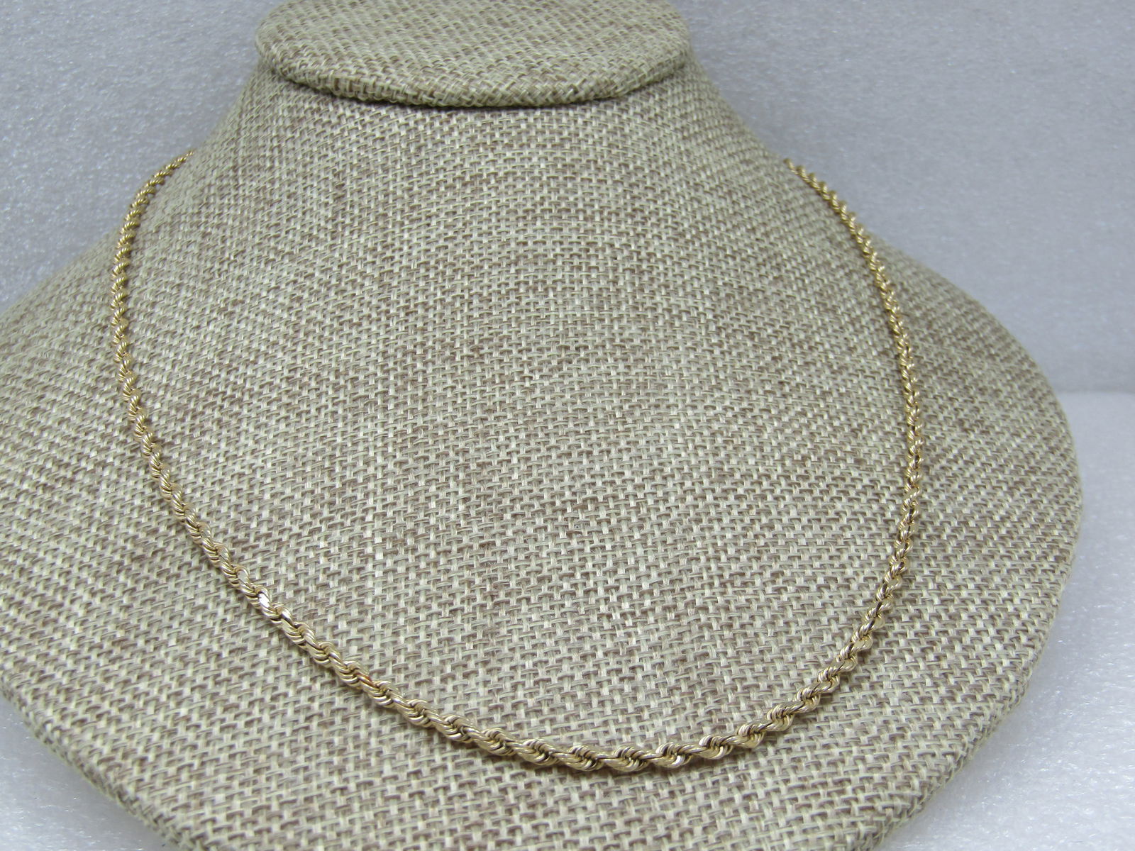 Vintage 10kt Gold Chain Necklace, 20", Yellow Gold, Appx. 2.5mm, Unisex - 5