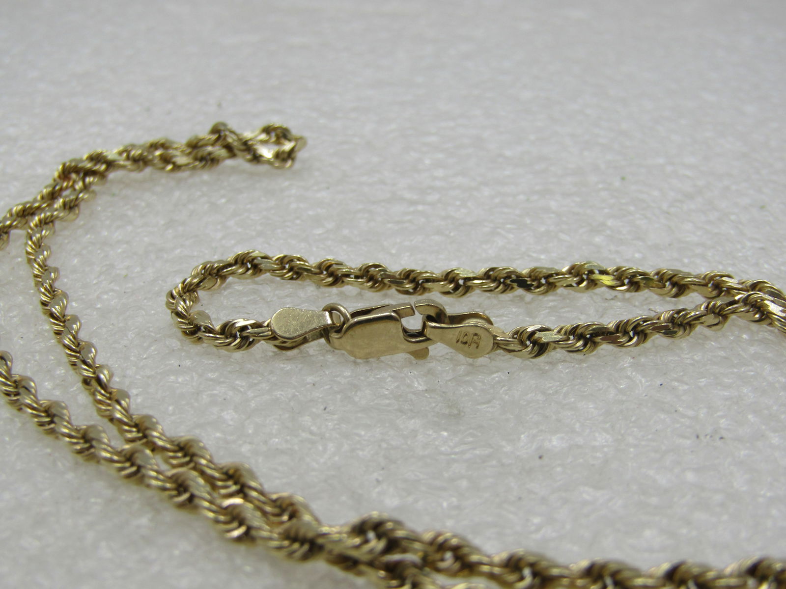Vintage 10kt Gold Chain Necklace, 20", Yellow Gold, Appx. 2.5mm, Unisex - 7